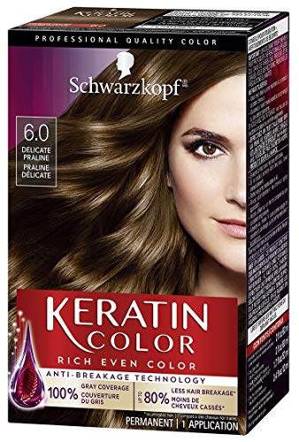 Schwarzkopf Keratin Rengi Yaşlanma Karşıtı Saç Rengi Kremi, 6.0 Hassas Pralin (Ambalaj Değişebilir)