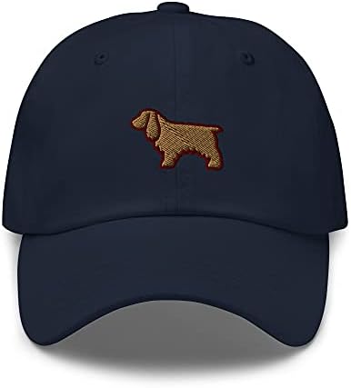 Cocker Spaniel köpek sevgilisi sahibi işlemeli baba şapka kap giyim hediye