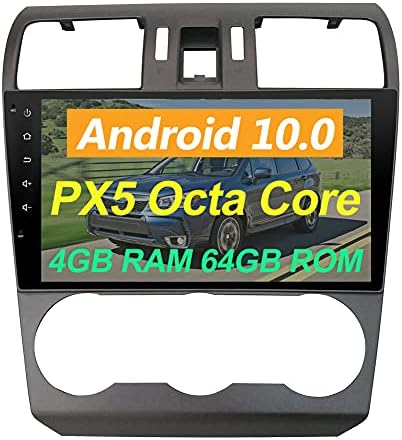 FLYUNİCE 9 Android 10.0 PX5 Octa Çekirdek 4G RAM Araba Stereo Radyo Kafa Ünitesi için Subaru Forester / XV 2013 2014 GPS Navigasyon