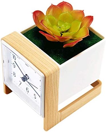 JİAHE115 Plastik Masa Saati Seti Saat Yaratıcı Oturma Odası Çalışma Odası Ofis Saati Sessiz Saat İskandinav Basit Saat (Boyut: