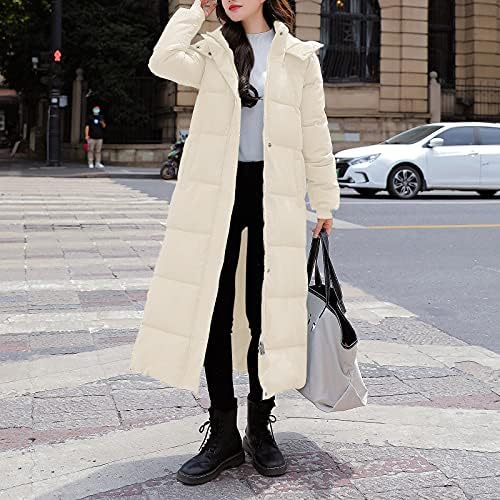 Sexyp-Kadınlar için elbise Ceketler, Bayanlar Sıcak Kış Ceket Kalınlaşmak Pamuk Ceket Kapşonlu Uzun Coat Dış Giyim Dış Giyim