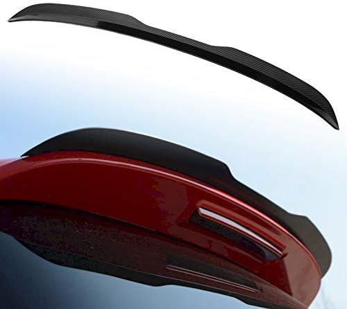 Aramox Araba Çatı Kanat Üst Kanat Dudak Arka çatı spoileri Çatı Kanat Spoiler Uzatma Karbon Fiber Bak Maxton Tarzı Fit MK6 GTD