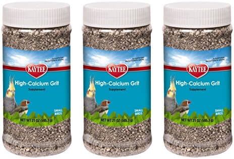 Kaytee Forti-Diyet Pro Sağlık Hi-Kalsiyum Kum Küçük Kuş Takviyesi Kavanozu (3'lü Paket)