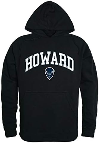 Howard Üniversitesi Bisons Kampüsü Kapüşonlu Sweatshirt Siyah