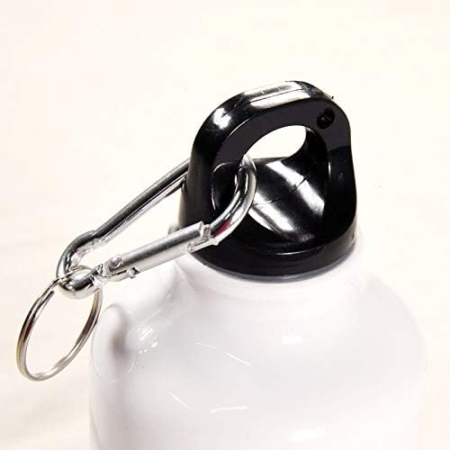 Kuzen Mürettebat Hafif Alüminyum Spor Su Şişesi BPA İçermez Anahtarlık ve Vidalı Kapaklı 400ml