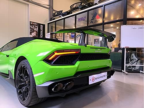 Lamborghini Huracan için spoiler LP580 LP610 Coupe 2-Kapı 2015-2018 Karbon Fiber Arka Kanat Spoiler Araba Aksesuarları