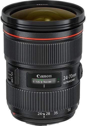 Canon EOS 5D Mark IV DSLR Fotoğraf Makinesi (Sadece Gövde) 3 Parça Filtre Seti w / 24-70mm F / 2.8 L II USM Lens-Uluslararası