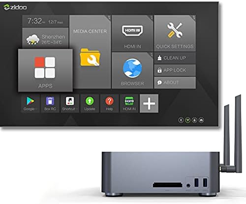 Zidoo Z10 Pro 4 K Medya Oynatıcı ile Realtek 1619DR HDR10 + 2G + 32G Android 9.0 TV Kutusu Destekleyen WiFi NAS ile HDD Bay kadar
