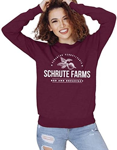Schrute Farms Pancar Oda Kahvaltı Sweatshirt Kazak Kazak-Unisex