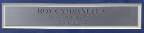 Roy Campanella İmzalı Çerçeveli 8x10 Fotoğraf Brooklyn Dodgers Kaza Öncesi PSA / DNA D58039