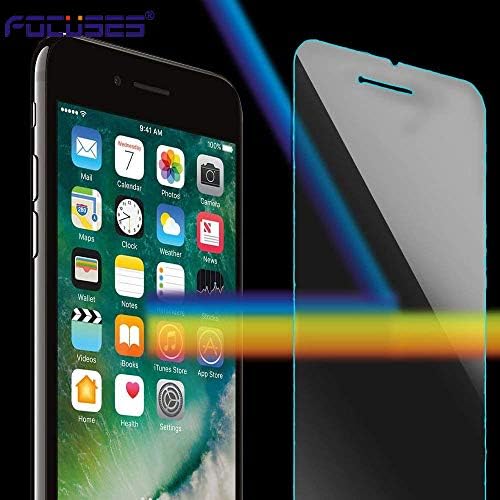 Ekran Koruyucu iPhone 8,7,6 S, 6(4.7”) (3 Paket),odaklanır Anti-mavi ışık Ekran Koruyucu Temperli Cam iPhone 8/7/6 S/6
