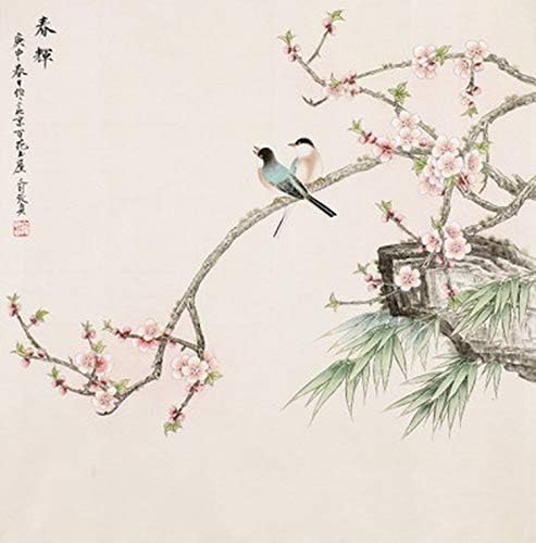 Embrodery Malzemeleri / DIY Bitmemiş 100 % Dut Ipek Suzhou Nakış Desenleri Setleri El Yapımı Iğne Kitleri Şeftali Çiçekler ve