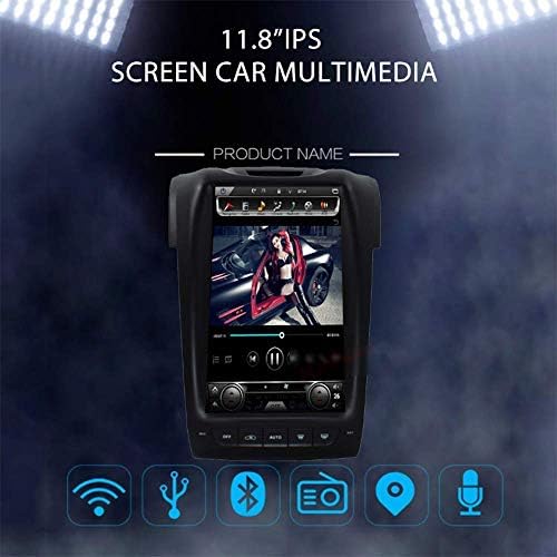 1 Din 11.8 İnç Android Araba Stereo - Uygulanabilir için Chevrolet S10 Isuzu D-MAX 2012+, GPS Navigasyon WiFi Bluetooth Oto Çalar