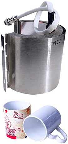 BetterSub paslanmaz çelik kupa ısı basın eki silika jel 110 V için ısı basın makinesi transferi süblimasyon silindirik 11 oz
