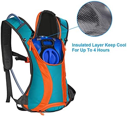 Roptat hidrasyon sırt çantası Paketi ile 2L hidrasyon kesesi-Hafif Su Sırt Çantası Su Serin Tutar kadar 4 Saat Kılıfı için Kadın