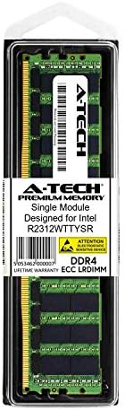 A-Tech 64 GB Modülü için Intel R2312WTTYSR-DDR4 PC4-21300 2666 MHz ECC Yük Azaltılmış LRDIMM 4rx4-Sunucu Bellek Ram (AT370409SRV-X1L4)