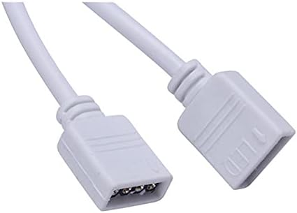 JKJYING Röle 1 pcs 4pin 1 için 2 RGB led Şerit Bağlayıcı Tel Kablo için 3528/5050 RGB led Şerit RGB Bağlayıcı 1 için 2 araba