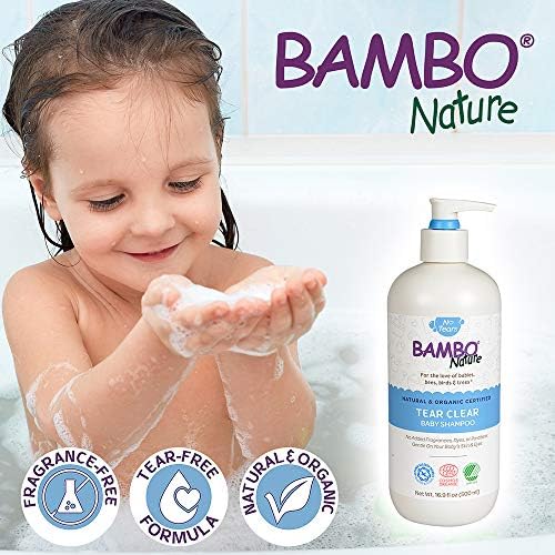 Bambo Nature Tear Clear Bebek Şampuanı, 16.9 floz Şişe, 1 Adet