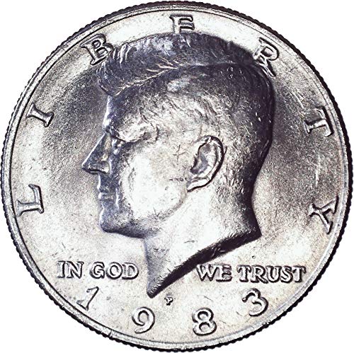 1983 P Kennedy Yarım Dolar 50C Dolaşımsız Hakkında