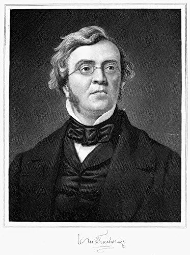 William M Thackeray N (1811-1863) İngiliz Romancı Ve Gazeteci Mezzotint Amerikan 1853 Poster Baskı tarafından (18x24)