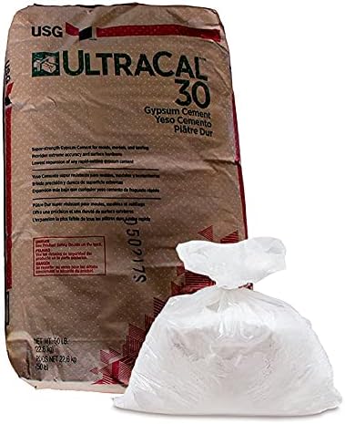 20 Lbs ULTRACAL 30 Alçı Çimento-Sıva-Kalıp Yapımı ve Döküm için, Lateks Kalıplar için İdeal! Mükemmel Detay Alır