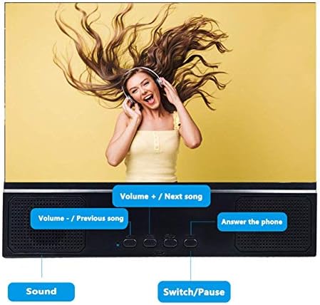 ATYTY Tembel telefon Tutucu ile 12'Phone ekran büyüteci, evrensel Gooseneck Telefon Standı Tutucu Uzun Kol Dağı & Telefon Ekran