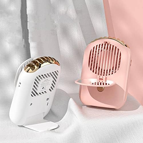 NC makyaj aynası Asılı Boyun Fan USB Şarj masaüstü vantilatör Yaz Hediye Dilsiz Fırçasız Macaron Fan