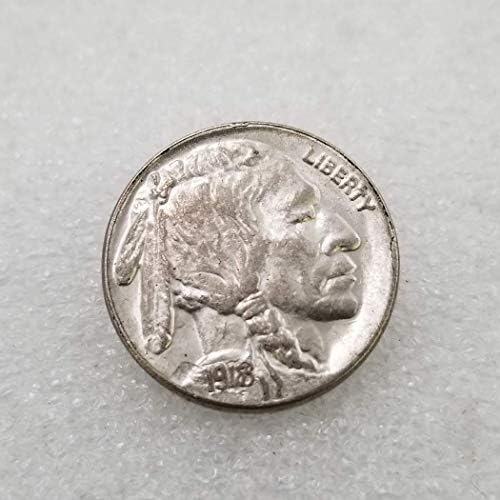 MEETCUER Kopya 1918 - D ABD Liberty Pirinç Gümüş Dolar 5 Sent Sikke-Amerika Morgan Dolar Antika El Sanatları Koleksiyonu Paraları