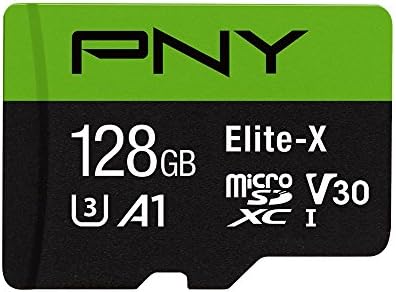 Adaptörlü PNY Elite-X 64GB microSDXC Kart-UHS - I, U3-90 MB / sn'ye kadar (P-SDU64U390EX-GE)