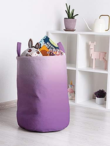 Ambesonne Ombre Çamaşır Torbası, Kademeli Renk Değişimi ile Düzenleme Soyut Ton Kompozisyonu Modern Görünüm, Çamaşırhaneler için