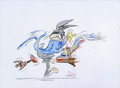 Chuck Jones Bugs Piyano Bugs Bunny Warner Brothers Giclee 750 Kağıt Sınırlı Sayıda