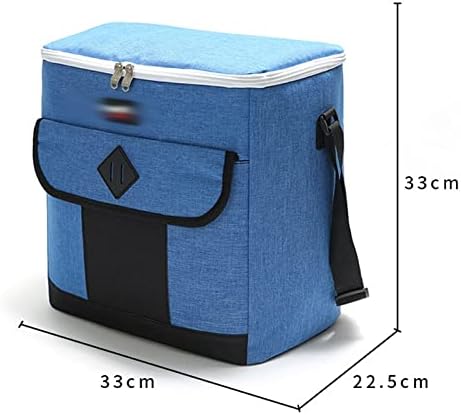 CUJUX 24L Soğutucu Çanta Taşınabilir Araba Termo Gıda Buz Paketi Termal Buzdolabı Öğle Depolama Piknik Alüminyum Folyo Kutusu