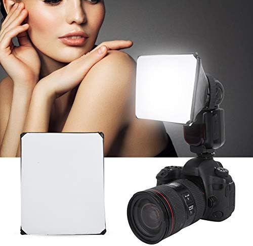 SALUTUY Flaş Difüzörü, Hafif Yumuşak Softbox Difüzörü, Çoğu Harici Dijital Kamera Flaşı için Fotoğrafçı için Kullanışlıdır
