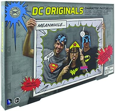 DC Comics Superhero Photobooth Props-25 Farklı Karakter Sahne ve bir Fotoğraf Çerçevesi içerir