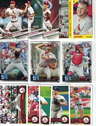 St Louis Cardinals / 2020-2010 yılları arasında 50 Farklı Cardinals Beyzbol Kartı! Adam Wainwright!