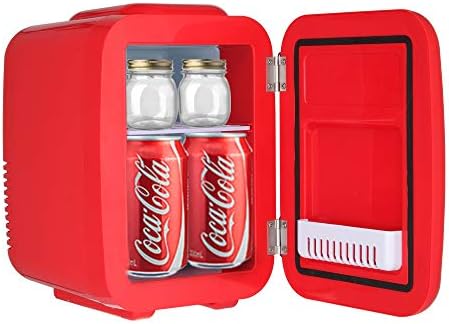 ZLLD ZOKOP Mini Buzdolabı, 5 L Taşınabilir Buzdolabı, Soğutucu ve ısıtıcı Cilt Bakımı, İlaçlar, İçecek, Ev ve Seyahat için Kompakt