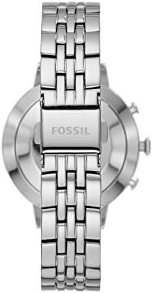 Fosil Kadın Jacqueline Paslanmaz Çelik Hibrid Akıllı Saat, Renk: Gümüş (Model: FTW5033)