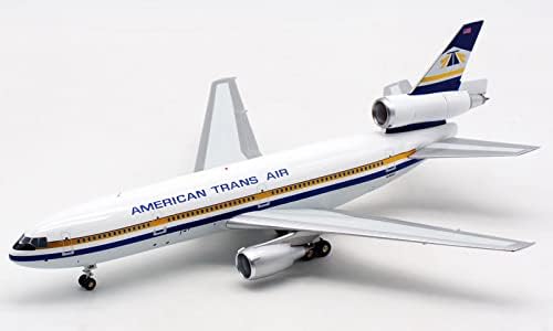 Amerikan Trans HAVA Mcdonnell Douglas DC-10-40 N184AT 1 için uçuş?200 DİECAST Uçak Önceden inşa edilmiş Model