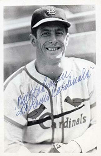 Bill Lohrman St. Louis Cardinals, Coa - MLB Kesim İmzaları ile 4x6 Kartpostal İmzaladı