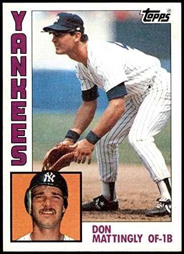 1984 Topps 8 Don Mattingly New York Yankees (Beyzbol Kartı) NM / MT Yankees