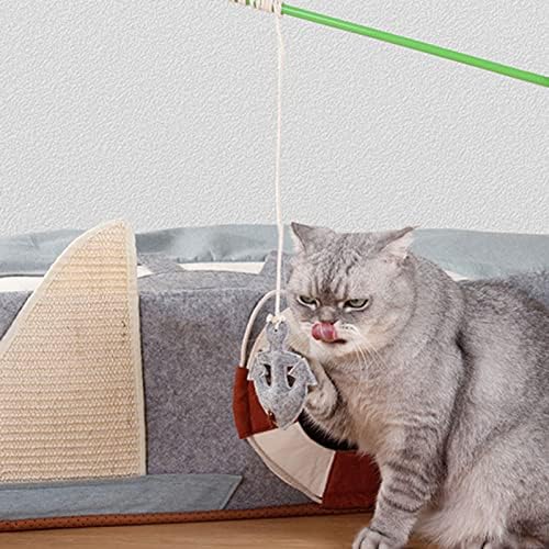 JENPECH Kedi Interaktif Tünel Yavru kedi tüneli Tüp Oyuncak Pet Malzemeleri Uzun Ömürlü Göz alıcı Büyük Taşınabilir