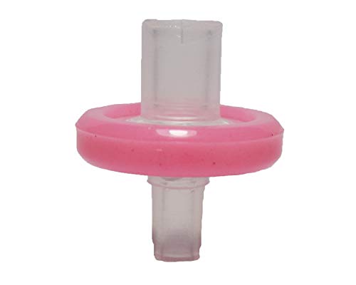 ADVANGENE Şırınga Filtresi Steril, Naylon, 0,22 Mikron, 13 mm Pembe (75 / PK)