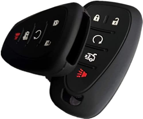 Heartmeet, mavi Akıllı Anahtar Fob Kapak Kılıf Koruyucu Anahtarsız Uzaktan Tutucu için Chevrolet Anahtar Koruma Kılıf İçin FCC
