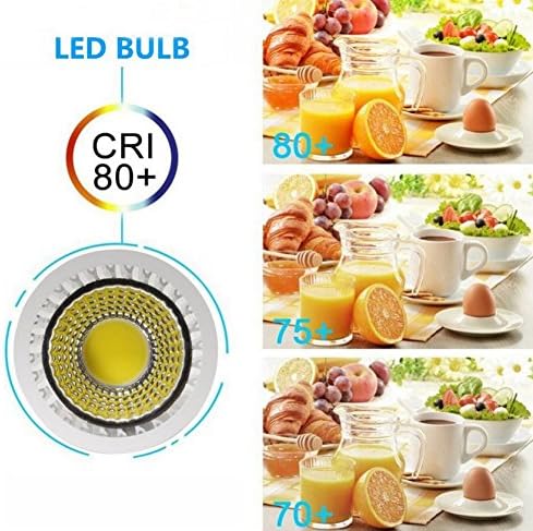 GU10 LED Ampuller GU10 5 W COB LED Ampuller GU10 Baz 5 W 110 V 6000 K Günışığı Beyaz Değil Dim Spot Ampul Peyzaj Aydınlatma için