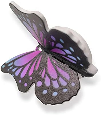 Yiminu.DS Sevimli Kelebek Cep Telefonu Halka Tutucu Standı Sevimli Desen Boyalı Katlanabilir Dönen Telefon Kavrama Parmak Geri