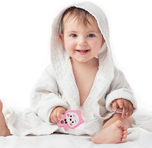 Toddmomy Bebek Diş Çıkarma Oyuncak Hayvan Silikon Diş Kaşıyıcı Bebek Çiğneme Oyuncaklar Güvenli diş çıkartma oyuncakları Bebek