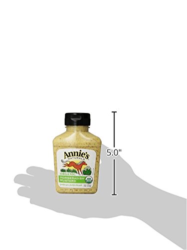 Annie'nin Horseradish Hardalı, Sertifikalı Organik, Glutensiz, GDO'suz, 9 oz
