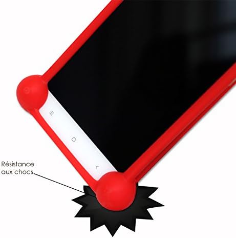 Huawei Onur 4C kırmızı için Ph26 darbeye dayanıklı silikon tampon durumda