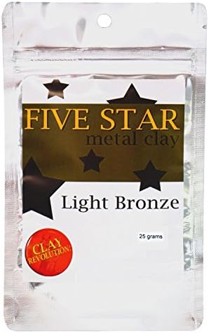 Beş Yıldızlı hafif Bronz Metal Kil (100 Gram)