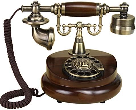 PDGJG Retro Vintage Telefon Telefonları Klasik Masa Sabit Telefon ile Gerçek Zamanlı ve Arayan KIMLIĞI Ekran için Ofis Ev Oturma